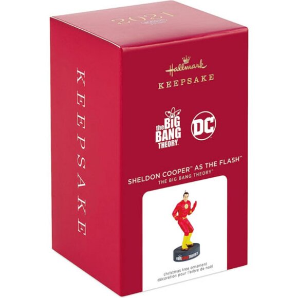 Hallmark Sheldon Cooper Flash Ornament 2021 Magic Sound Big Bang Theory Cosplay - Picture 6 of 13